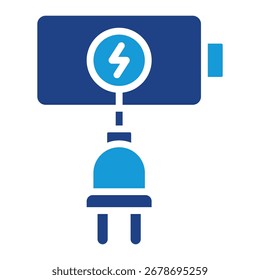 Smart Charging Icon Element For Design