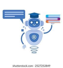 smart chat bot machine learning isolated