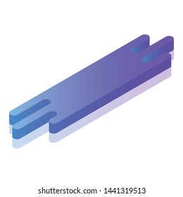 Smart chat icon. Isometric of smart chat vector icon for web design isolated on white background