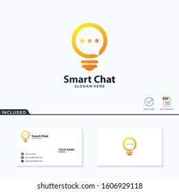 smart chat logo inspiration.modern design.vector illustration concept 