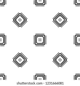 Smart chip pattern seamless vector repeat for any web design