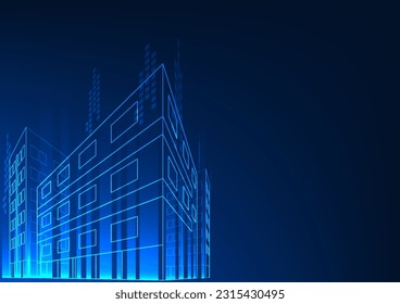 Antecedentes de la ciudad inteligente Concepto de ciudad inteligente sin control humano con un sistema para conectar a la gente en la ciudad a través de un sistema de red e hizo que los negocios en la ciudad se expandieran