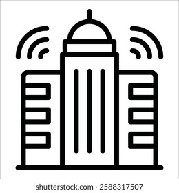 Smart City Icon Element For Design