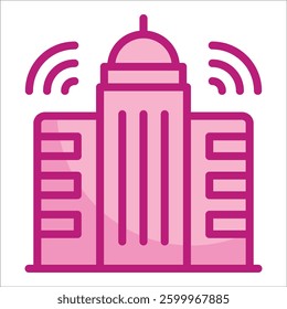 Smart City Icon Element For Design