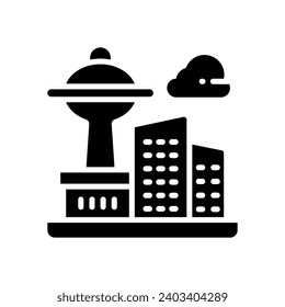 Das Symbol der intelligenten Stadt. Vektorsymbol für Ihre Website, Ihr Handy, Ihre Präsentation und Ihr Logo-Design.