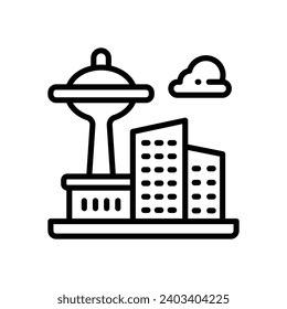 smart city icon. vector line icon for your website, mobile, presentation, and logo design.