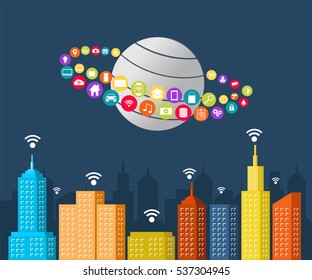 Smart city. Internet of things.