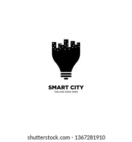 Smart City logo template, vector illustration icon element - Vector
