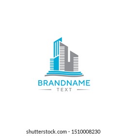 Smart City Logo Vector Template For Technology And Construction Industrial