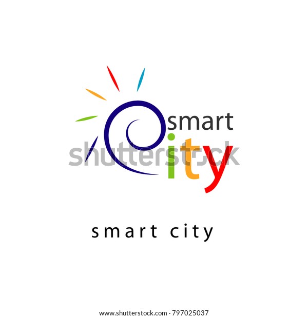 Smart City Logo Vector Template Design Stock Vector Royalty Free