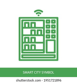 Smart City sign vector design. Smart city symbol for your website design, logo, app, UI. Eps10 vector illustration.