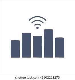 Smart City Vector Icon for Urban Innovation and Technology