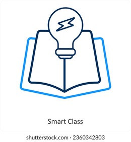 smart class and class icon concept