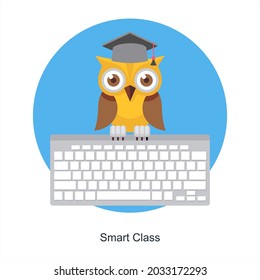 Konzept für intelligente Klassen oder Owl-Symbole