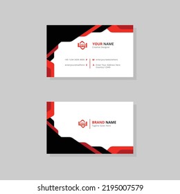 Smart and  clean business card, vector illustration