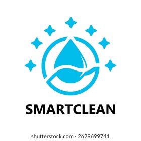 
The Smart Clean logo vector design.