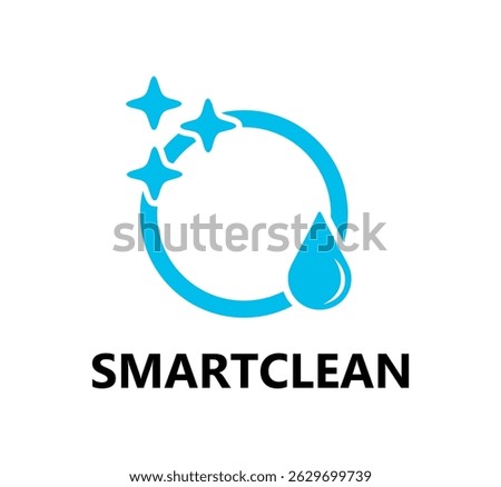 
The Smart Clean logo vector design.