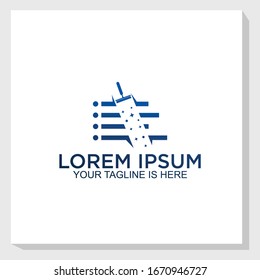 diseño de plantilla de logotipo de limpieza inteligente vectorial