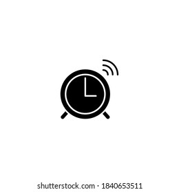 Icono de reloj inteligente. Icono de Internet de las cosas. Sencillo, plano, negro, glifo.