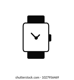 smart clock vector icon, watch icon