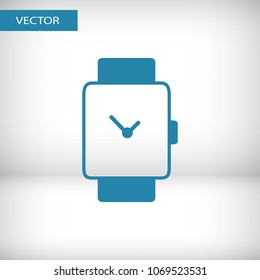 smart clock vector icon, watch icon
