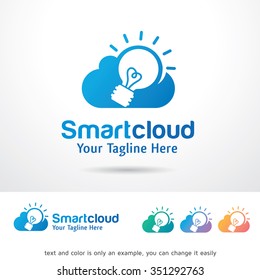 Smart Cloud Logo Template Design Vector