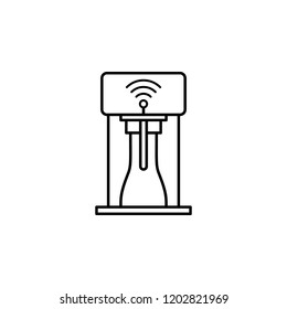Smart coffee icon. Element of smart house icon for mobile concept and web apps. Thin line Smart coffee icon can be used for web and mobile