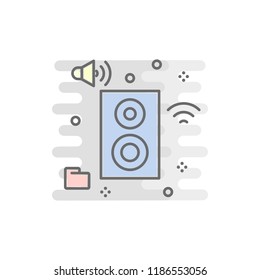 smart column colored icon. Element of colored smart technology icon for mobile concept and web apps. Color smart column icon can be used for web and mobile