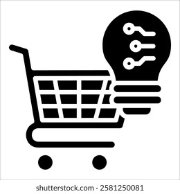 Smart Commerce Solutions Icon Element For Design