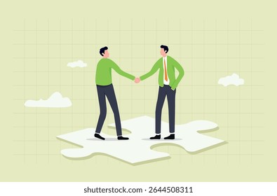 Empresário inteligente e confiante sobe a escada para o topo para alcançar a estrela preciosa. alcançar ou obter objetivos de negócios, conceito de prêmio.
