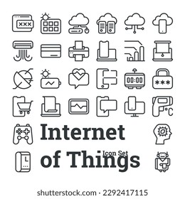 Smart Connectivity: Internet of Things Icons