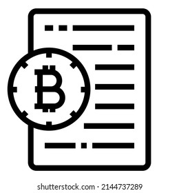 Vertrag über das intelligente Bitcoin-Verteilungspapier 