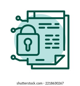 Smart contract black line icon. Virtual money. Pictogram for web page.