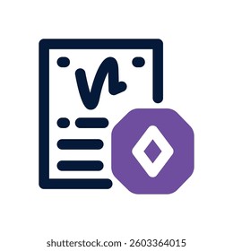 smart contract dual tone icon. Sleek and modern vector icon for websites, mobile apps, marketing materials, and corporate design. Fully scalable and ready to use.