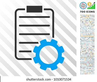 Smart Contract Gear icon with 700 bonus bitcoin mining and blockchain images. Vector illustration style is flat iconic symbols designed for blockchain websites.