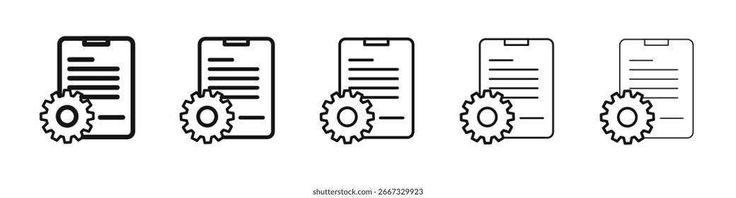 Smart contract icon design, logo, app, UI. Vector illustration, EPS