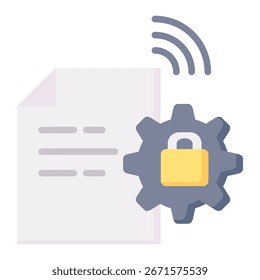 Smart Contracts Icon Element For Design