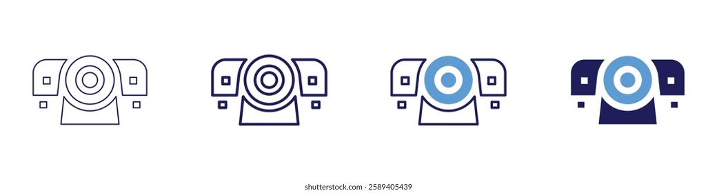 Smart controller icon in 4 different styles. Thin Line, Line, Bold Line, Duotone. Duotone style. Editable stroke.
