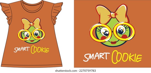 smart cookie Graphic design vector