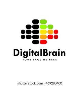 Smart Creative Brain logo template