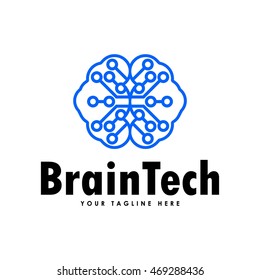Smart Creative Brain logo template
