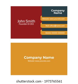 Smart and Creative Business Card Design Template