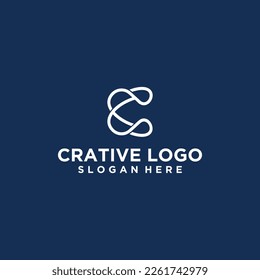 smart and creative letter c logo design, letter c technology logo