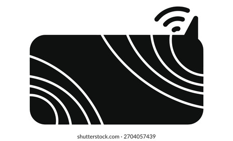 Controlador de cortina inteligente automatiza o movimento da cortina isolado no fundo branco tecnologia sem fio controla a abertura e o fechamento de cortinas