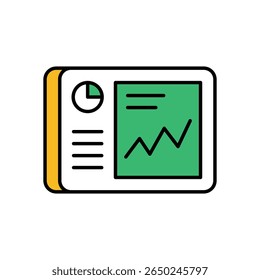 Smart Dashboard-Symbol, Vektorgrafik