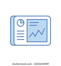 Smart Dashboard-Symbol, Vektorgrafik