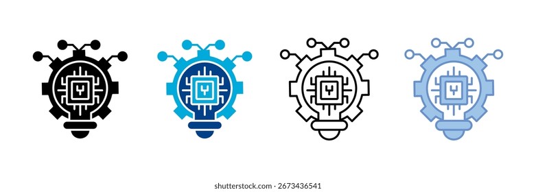 Smart Data Icon Set Multiple Style Collection