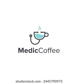 a smart design combination of medic and coffee