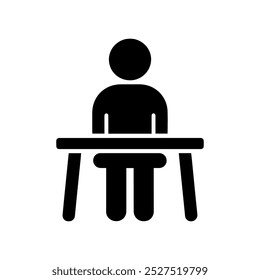 smart desk work icon outline vector Office work 