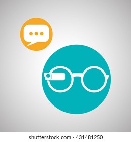 Smart device design. Gadget icon. Isolated illustration , vector